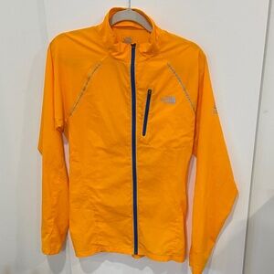 EUC The North Face Flight Series running jacket color Koi (orange ish) medium